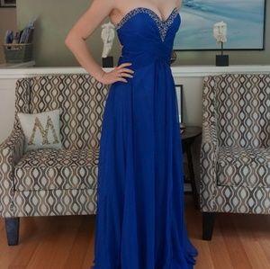 Strapless Prom Dress